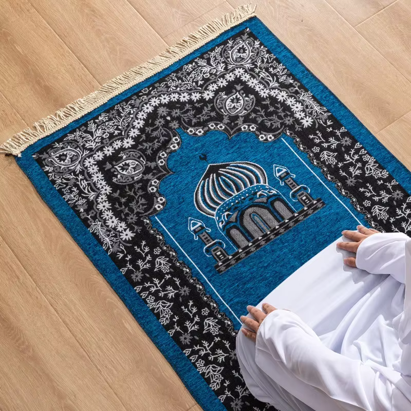 Tapis de prière musulmane pour femmes et hommes