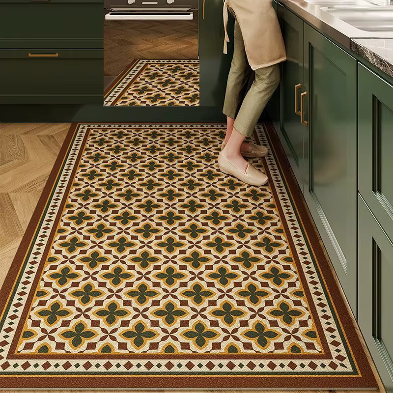 Tapis de cuisine en PVC imperméable