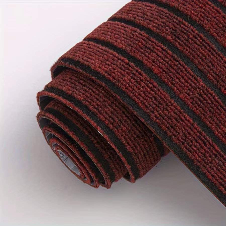 1 rouleau de tapis auto-adhésif, rouleau de tapis auto-adhésif, pour usage domestique, usage commercial, salles de bains, tapis de porte, tapis d'escalier et tapis pour animaux de compagnie