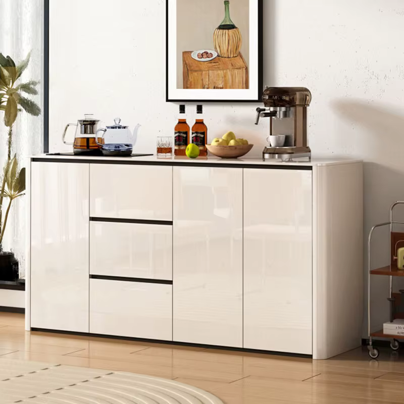 Meubles de salon de luxe en bois : Meuble de rangement et de présentation avec tiroirs