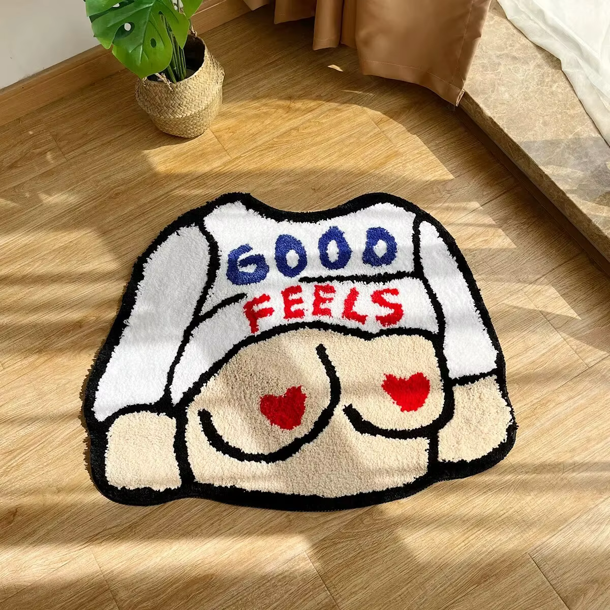 Tapis Tufté en Polymères de Bain