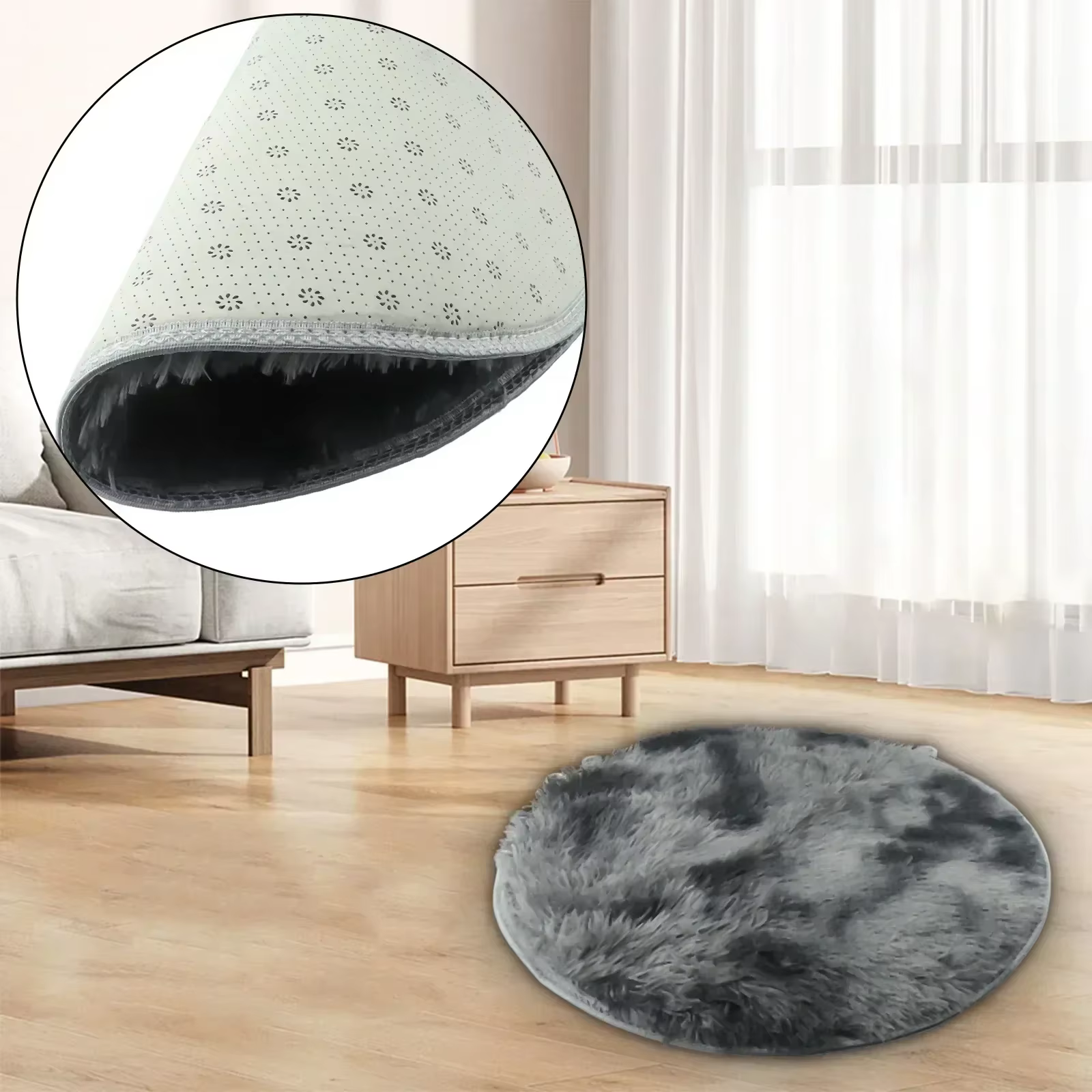 Grands tapis moelleux coordonnants Shaggy Lea