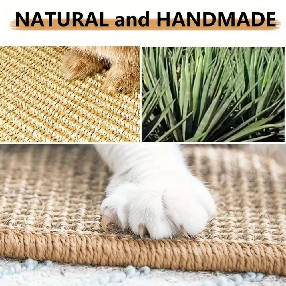 Tapis à gratter pour lapins en fibres naturelles