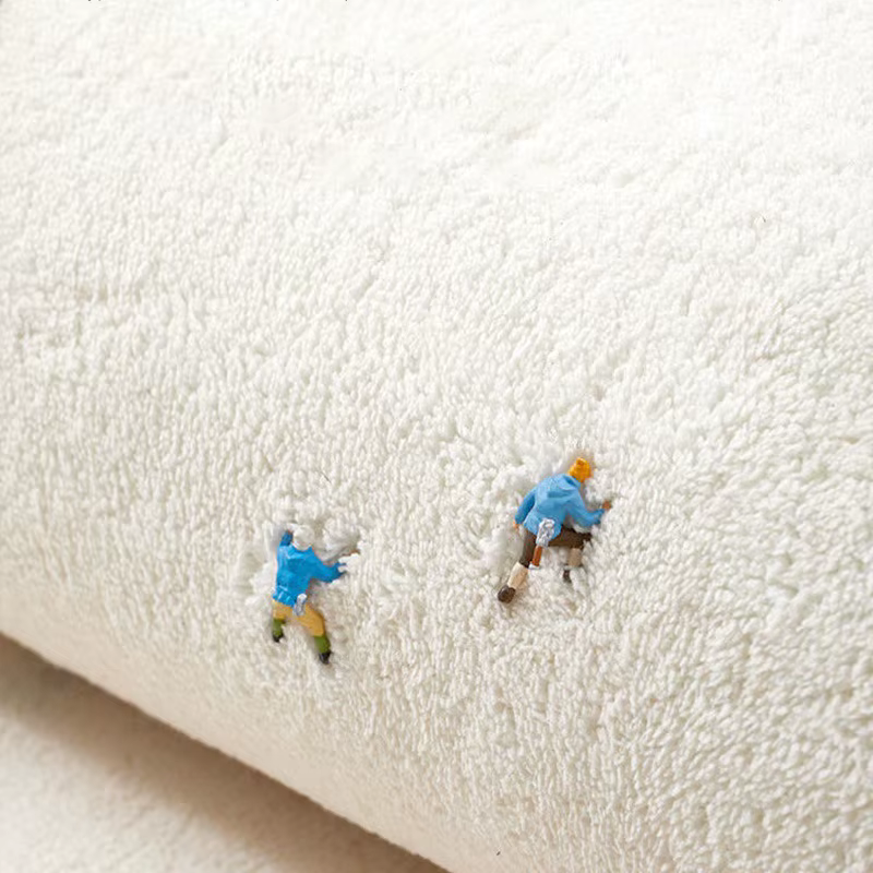 Tapis rond à fleurs, tapis moelleux et doux