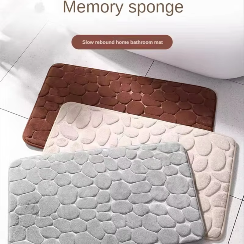 Tapis de Bain en Relief 3D Antidérapant