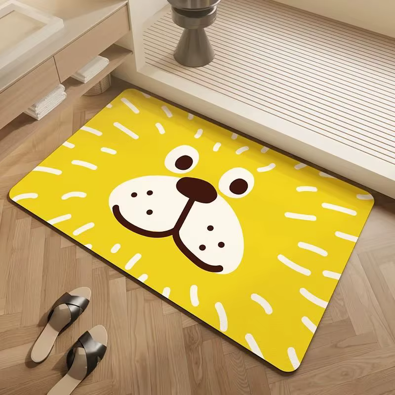 Tapis VIKAMA de style coréen couleur crème