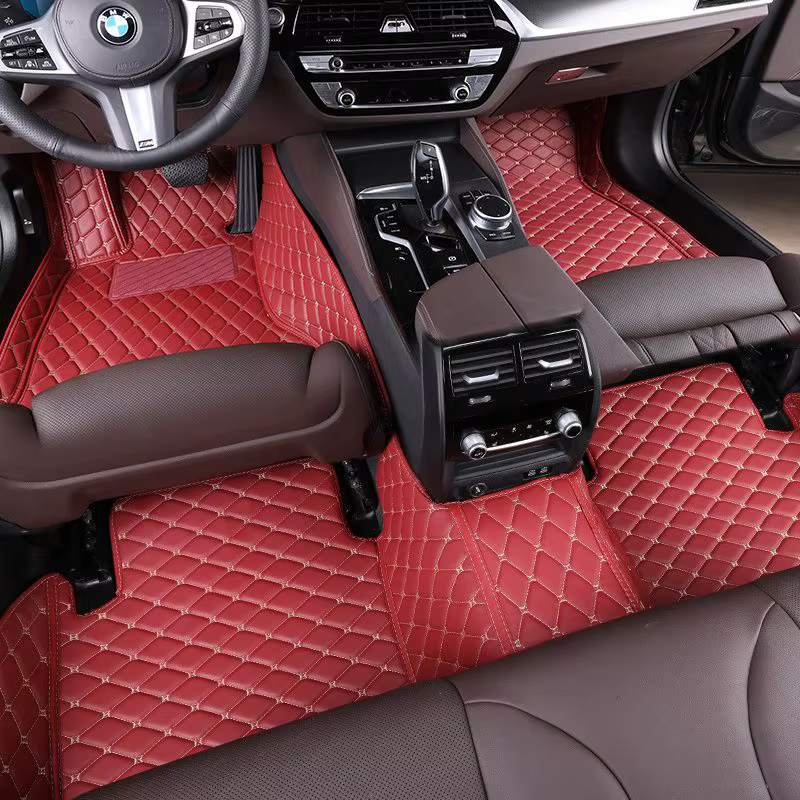 Tapis de sol de voiture coloré pour BMW X3 G48 LWB, pièces automobiles