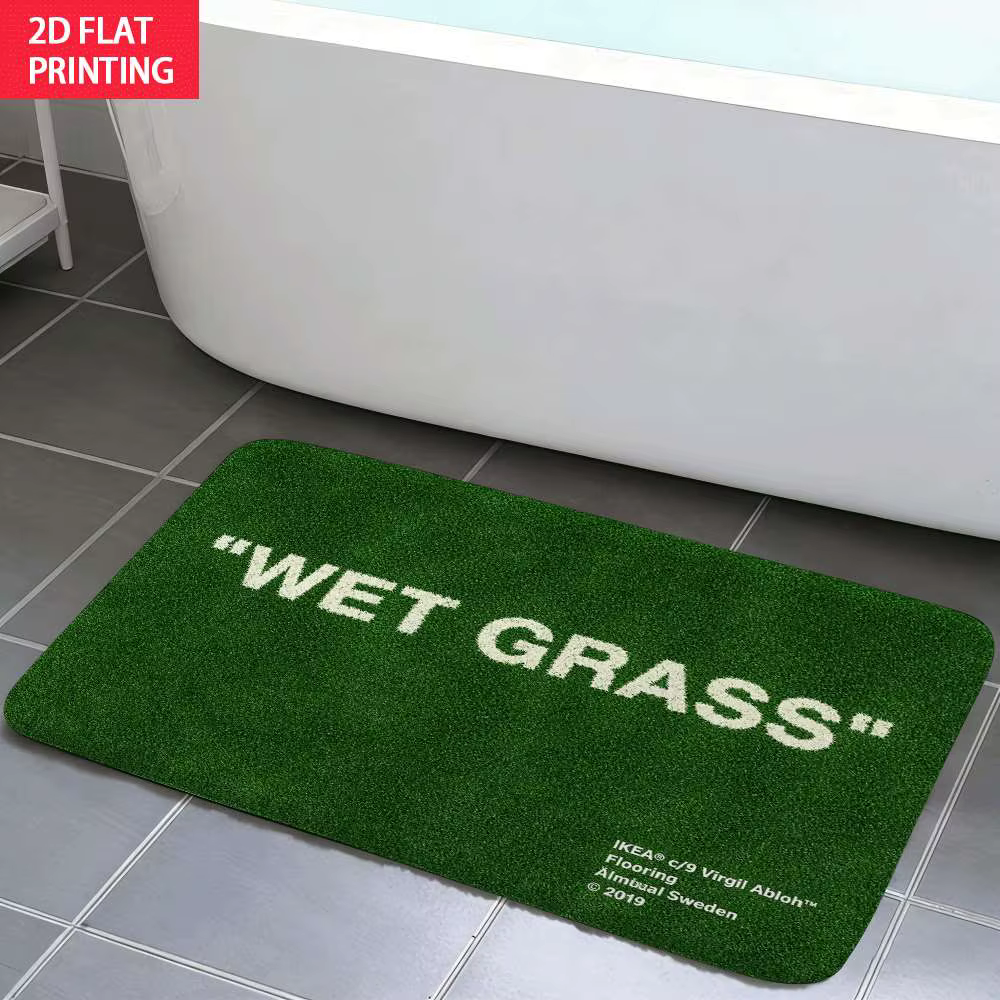 VIKAMA Tapis vert WET GRASS