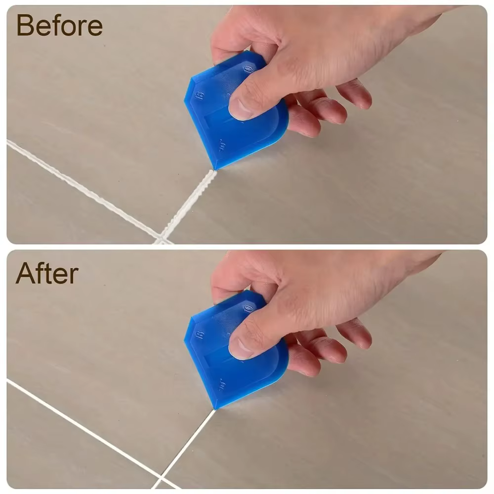 Kit d'outils de calfeutrage en Silicone, spatule d'épandage de mastic de Joint, grattoir pour l'élimination des bords du coulis de fenêtre de carrelage, outils de Construction de cuisine