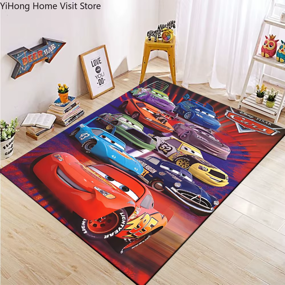 Tapis imprimé Disney Cars Lightning Mcqueen