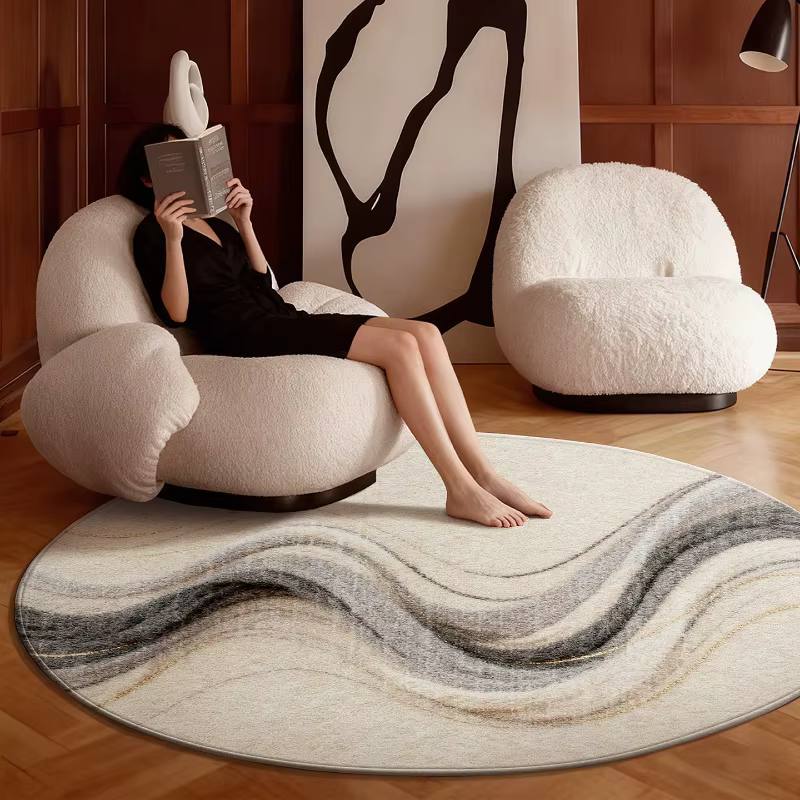 Tapis de style moderne pour chambre à coucher