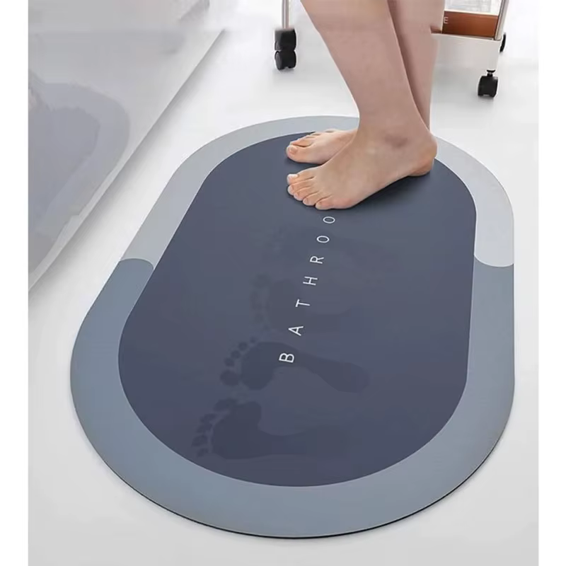 Tapis de salle de bain décoratif