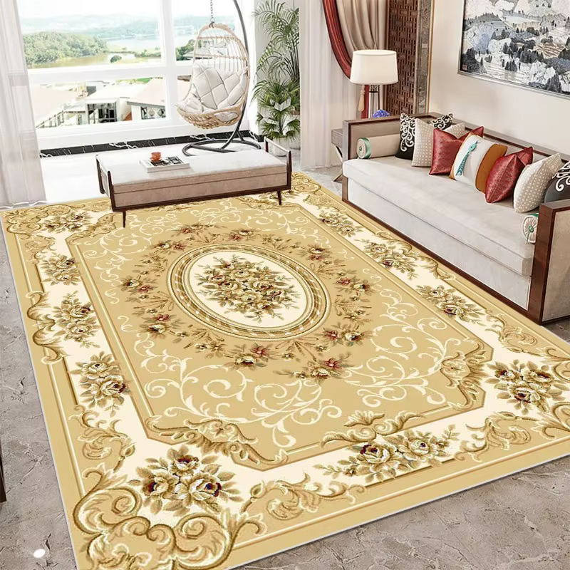 Grand tapis de salon de luxe de Style européen