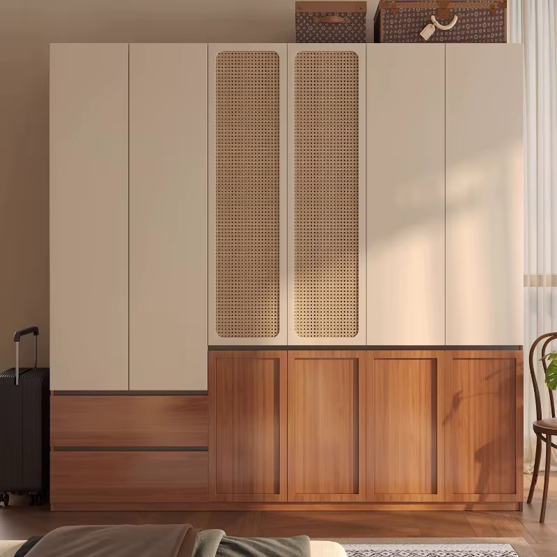 Tiroir de rangement pour vêtements, armoire en bois massif blanc, organisateur de garde-robe de Chambre à coucher, grand Rangement robuste, meubles de Salon