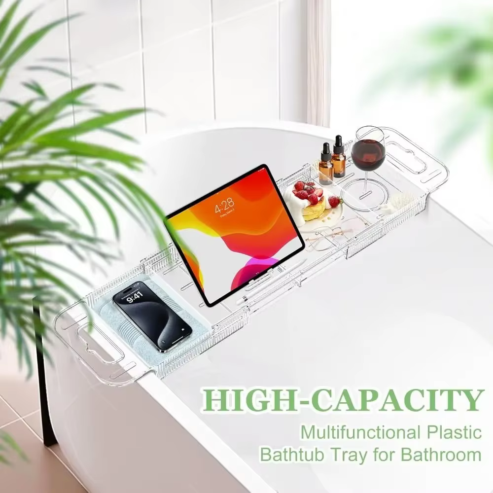 Plateau de baignoire extensible antidérapant