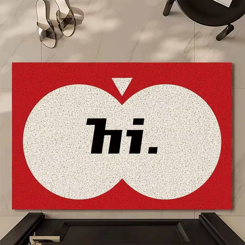 Tapis de porte d'entrée minimaliste
