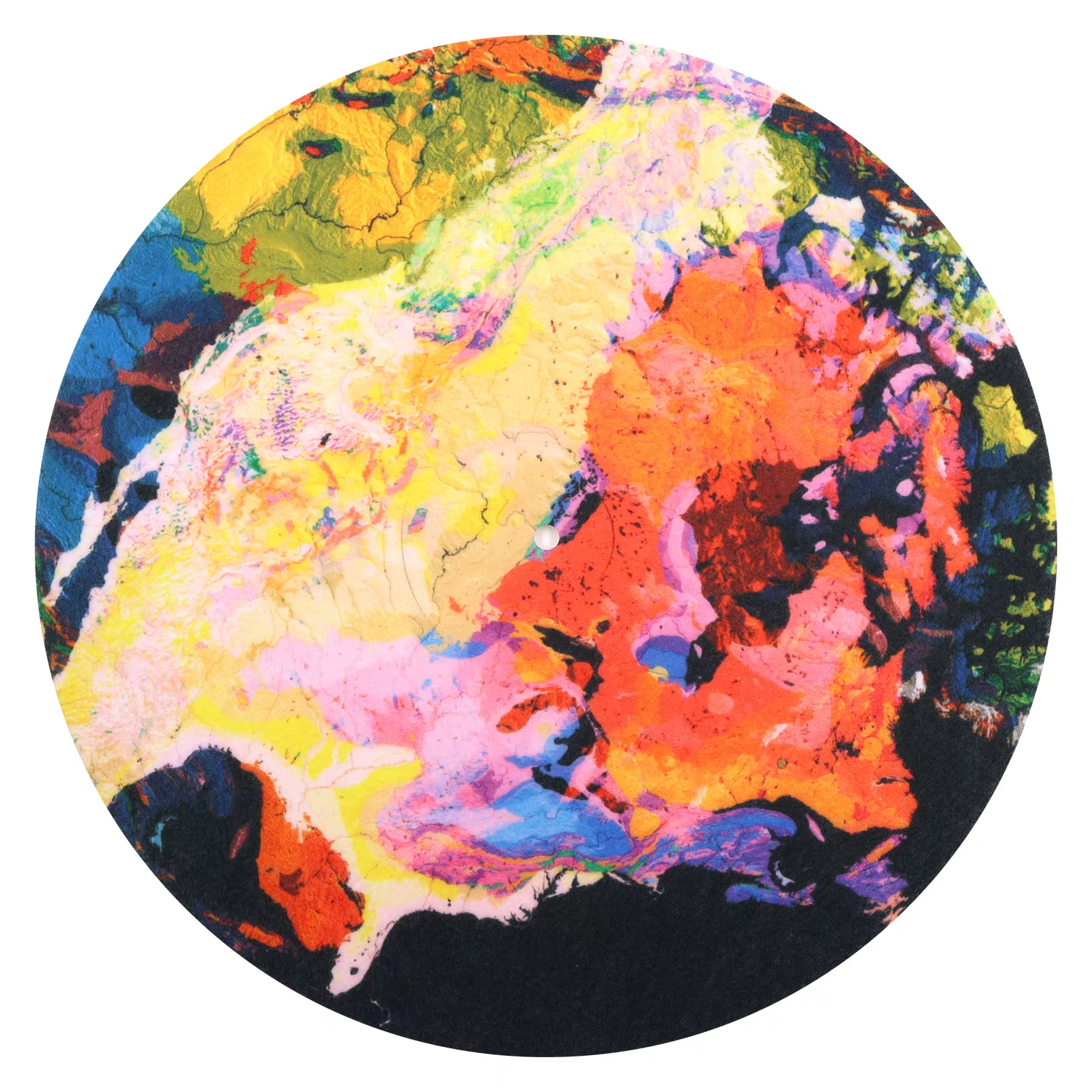 Tapis antidérapant de 12 pouces, tapis de plateau tournant en feutre pour disque vinyle LP, remplacement Audio, antistatique, tapis de plateau tournant de 3mm d'épaisseur