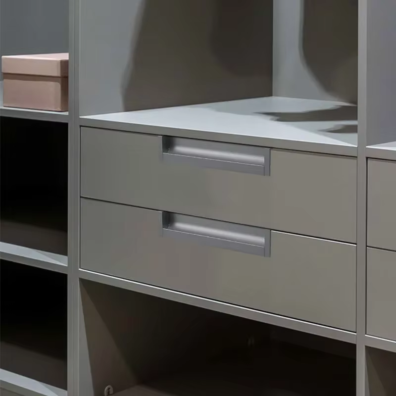 Poignées de tiroir dissimulées pour armoires de cuisine, poignées de porte à montage caché pour meubles, boutons et poignées d'armoire intégrés