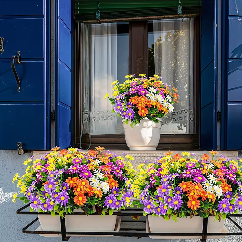 Bouquet de fleurs artificielles marguerite 33cm