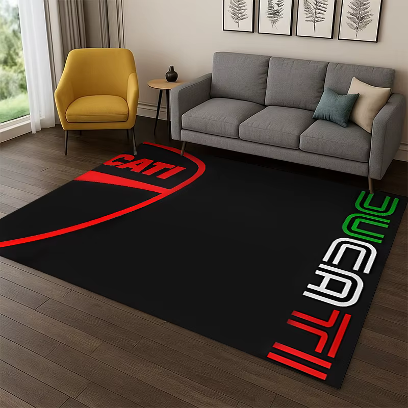 Tapis classique D-Ducati Racing Car Moto pour chambre à coucher