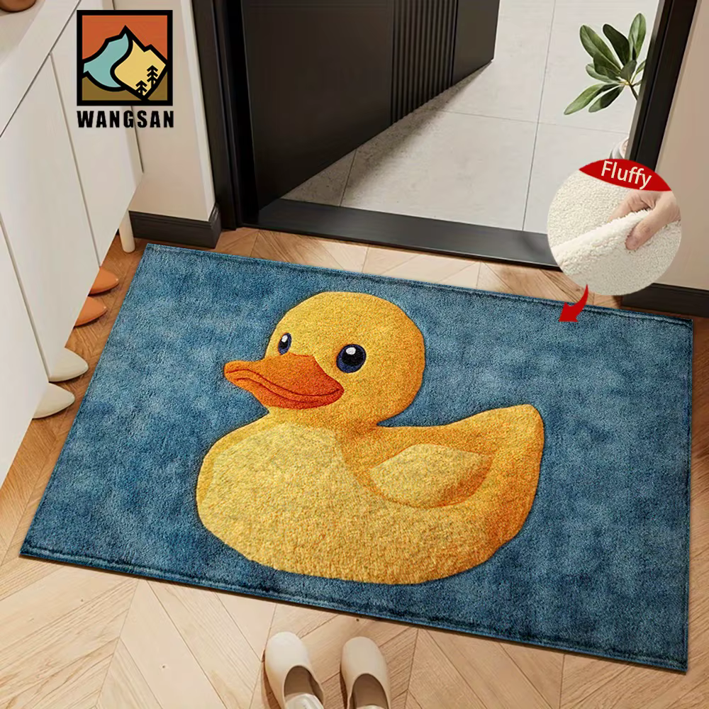 VIKAMA tapis de canard jaune paillasson