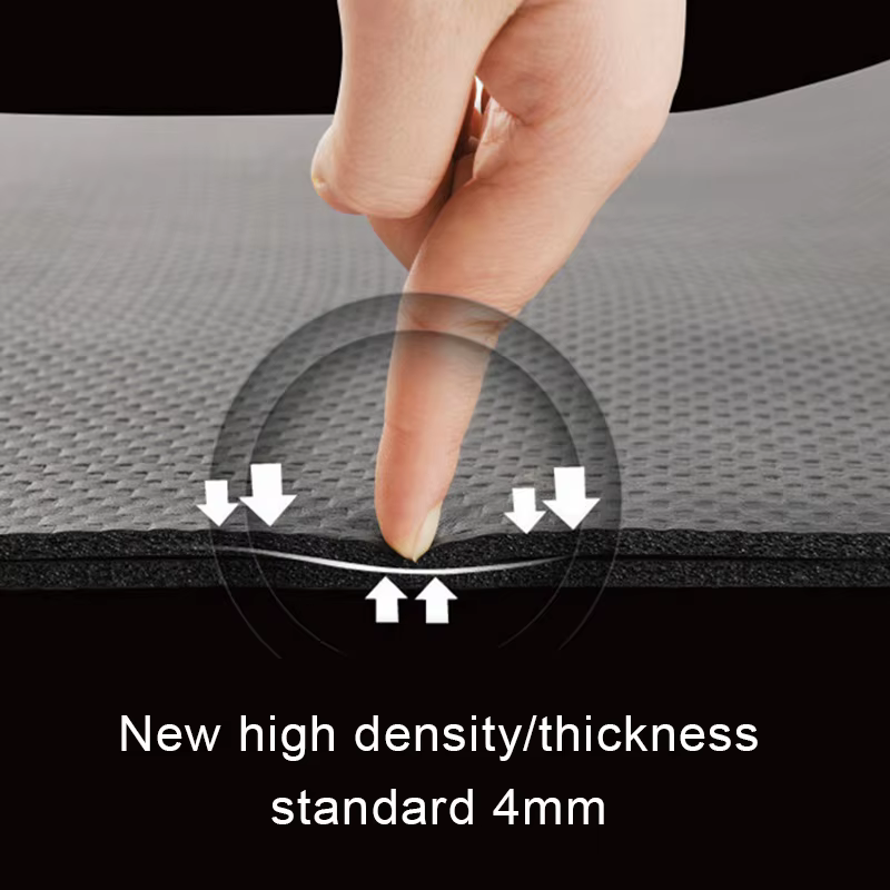 Tapis de course résistant à l'usure, antidérapant, équipement d'exercice, réduction du bruit, absorption des chocs, accessoires de gymnastique à domicile