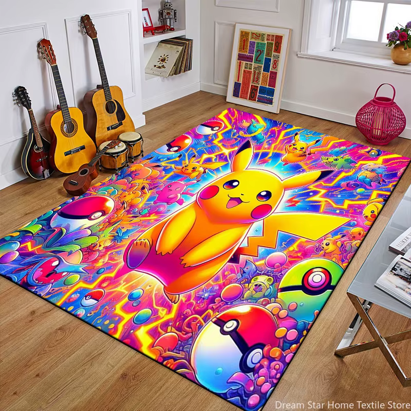 Tapis de dessin animé Pokemon 3D