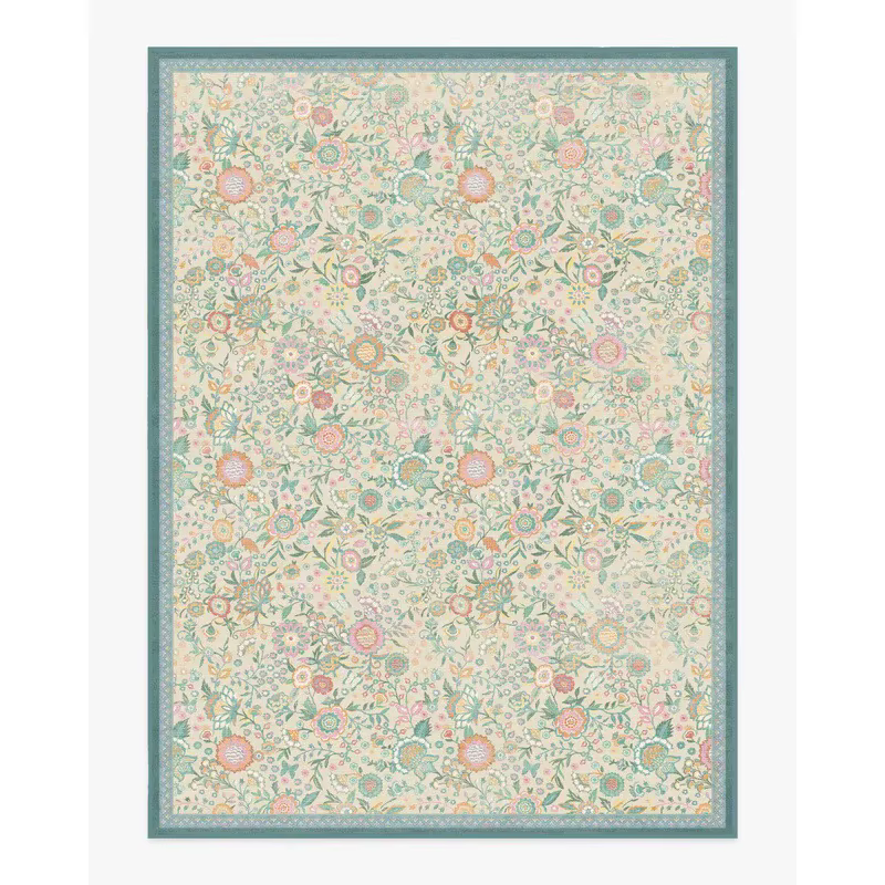 Tapis Bridgerton Royal Garden Ivory Jade pour salon