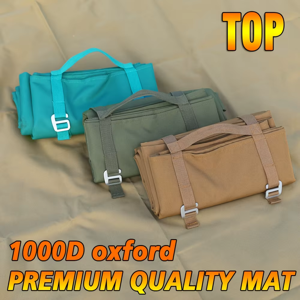 Tapis de sol en tissu Oxford épaissi, durable, pour le camping en plein air, les sorties à la plage, les pique-niques, la maison, le jardin, les loisirs