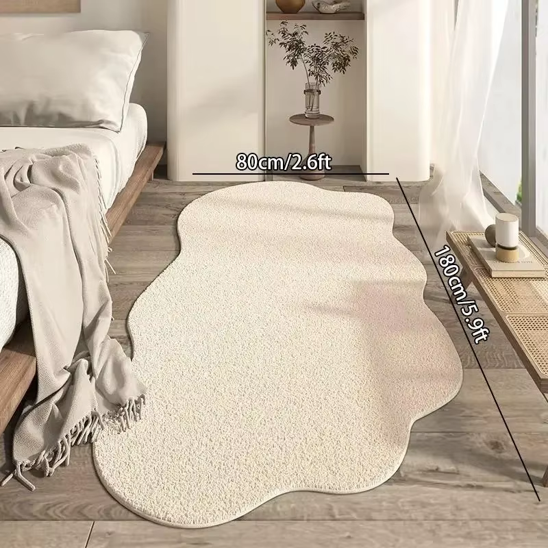 Tapis VIKAMA moderne et simple en forme de nuage irrégulier pour salon