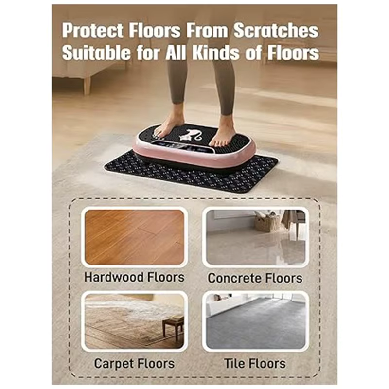 Tapis en silicone antidérapant double face BSEVB pour la plupart des plateformes vibrantes