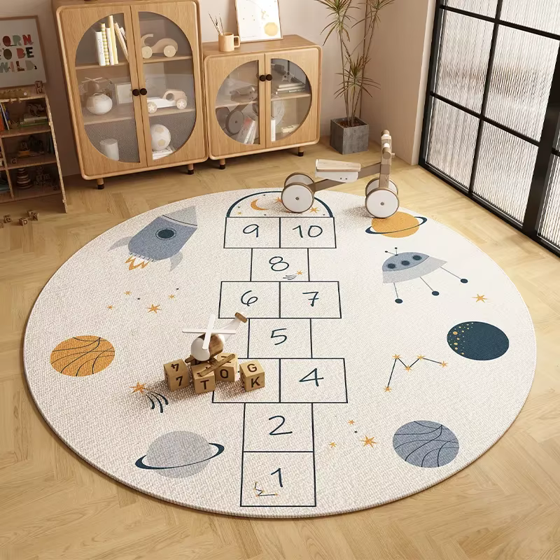 Tapis rond pour enfants