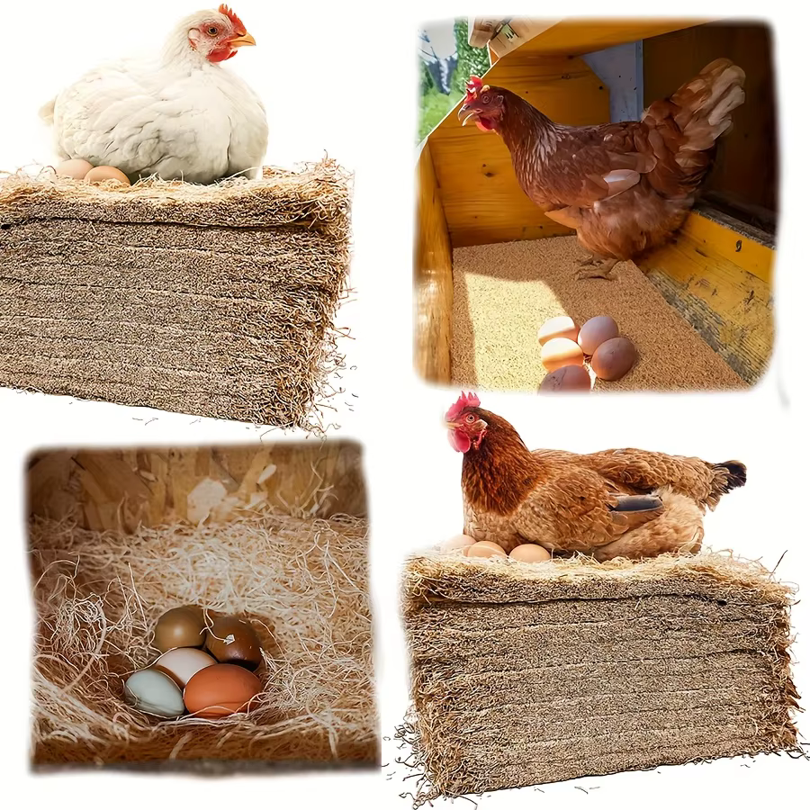 Tapis de poulet de boîte de nid de doublure de nidification