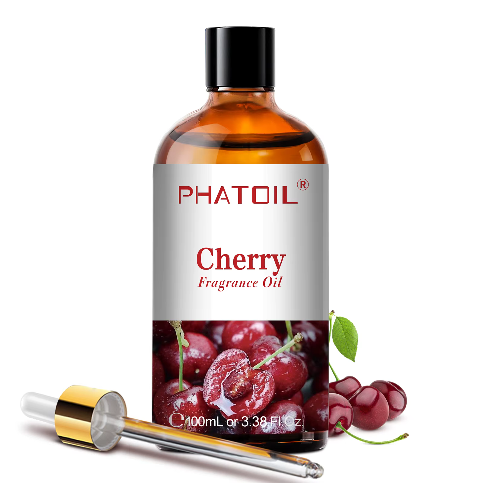 PHATOIL 100ml huile parfumée d'aromathérapie noix de coco et vanille fraise cerise citron 1/2/3 pièces huile aromatique pour diffuseur fabrication de bougies
