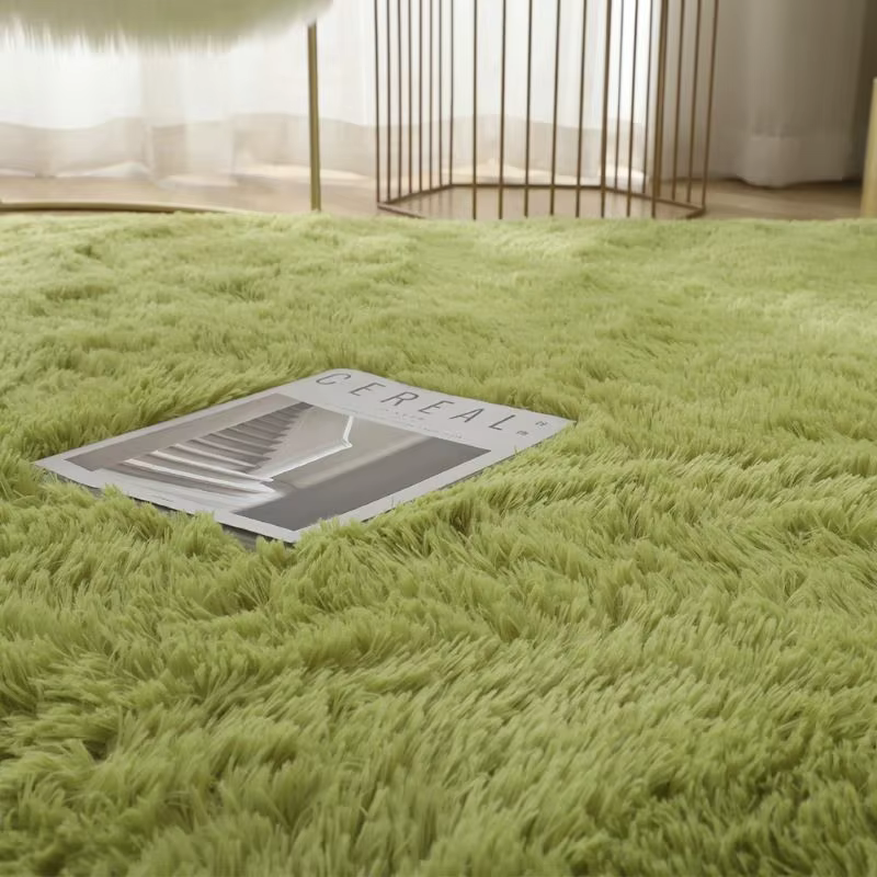Tapis vert teinture par nouage