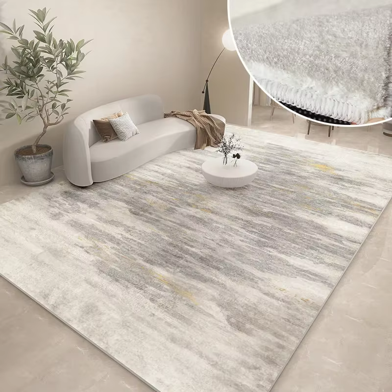 Tapis d'étude abstrait moderne épaissi