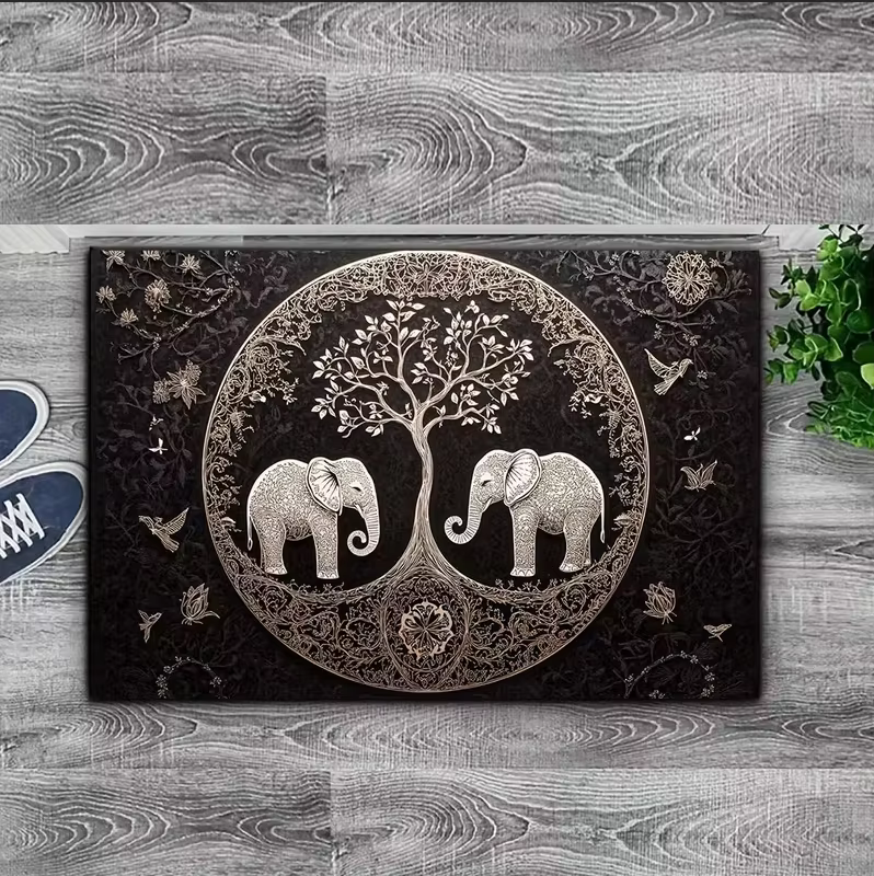 Arbre de vie tapis de bienvenue