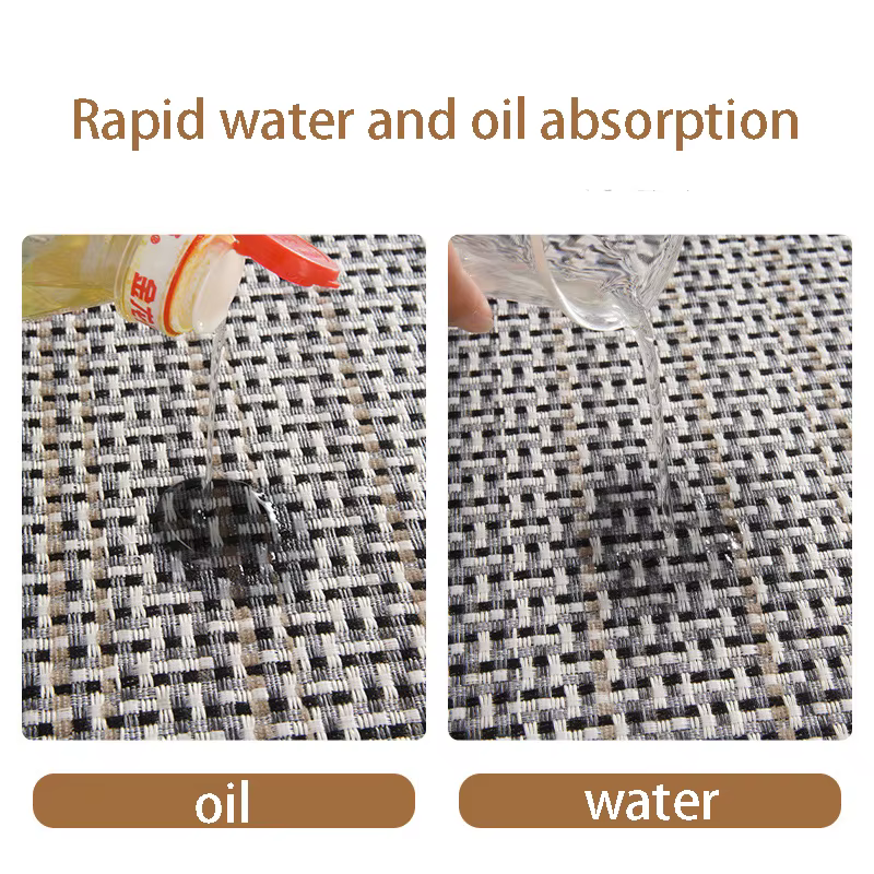 Tapis de sol de cuisine avant évier