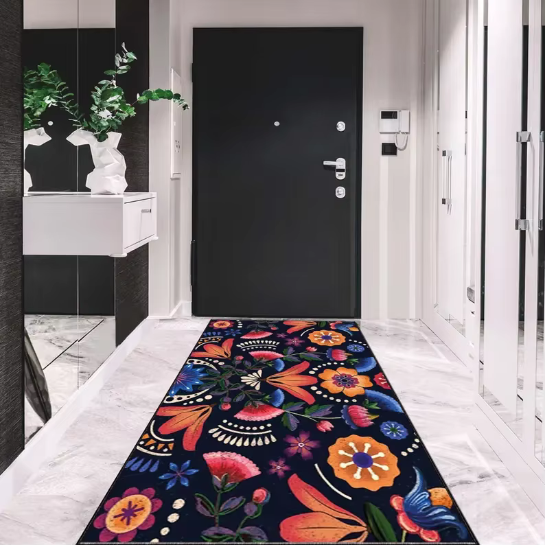 Terrecota Boho cuisine entrée couloir turc chemin tapis Vintage Style persan