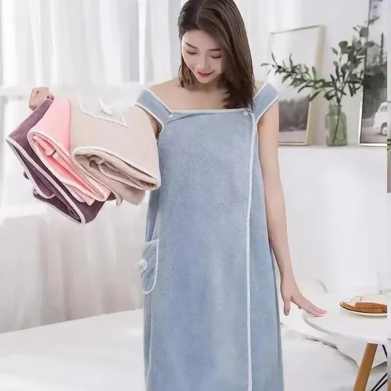 Serviettes de bain pour femmes et filles, 90*130 cm, séchage rapide, pour la plage, le spa, comme peignoir, ou comme serviette de douche et de sport