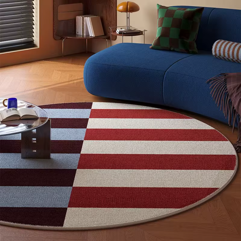 Tapis rond vintage pour salon