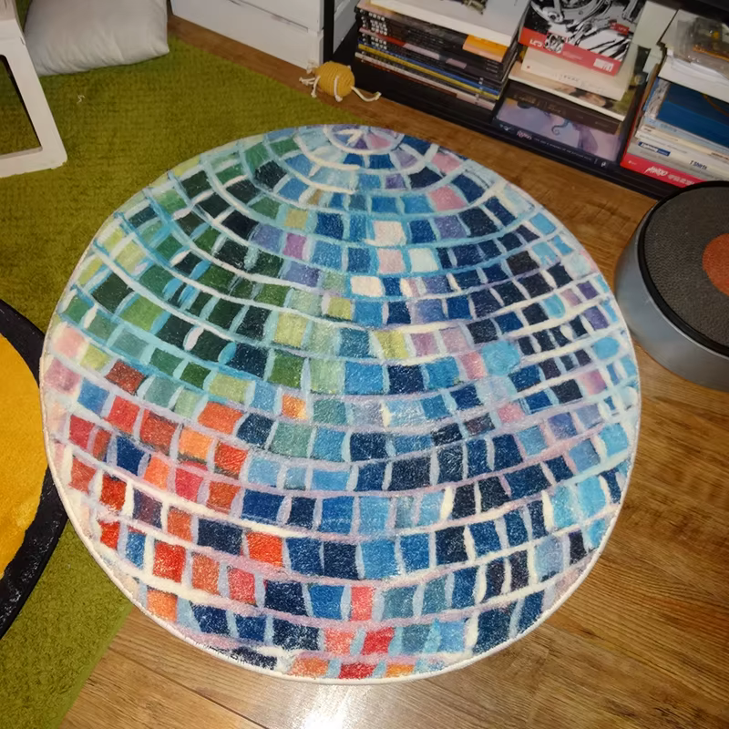 Tapis pour salon grande surface décoration de la maison dessin animé multicolore chambre d'enfants