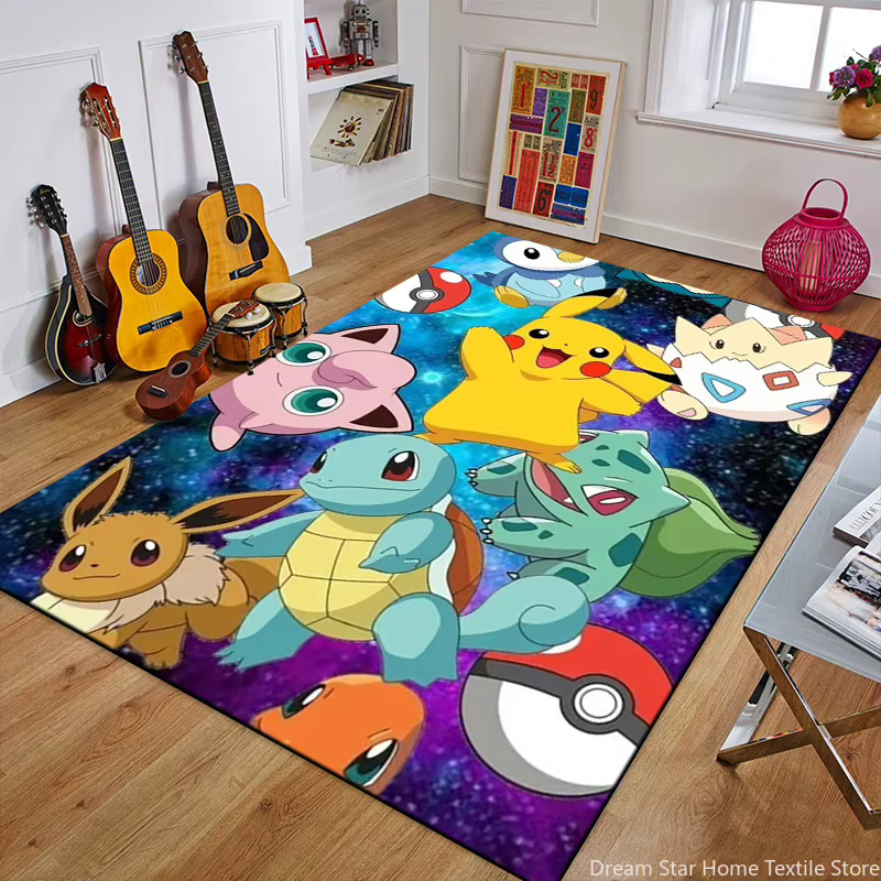 Tapis de dessin animé Pokemon 3D