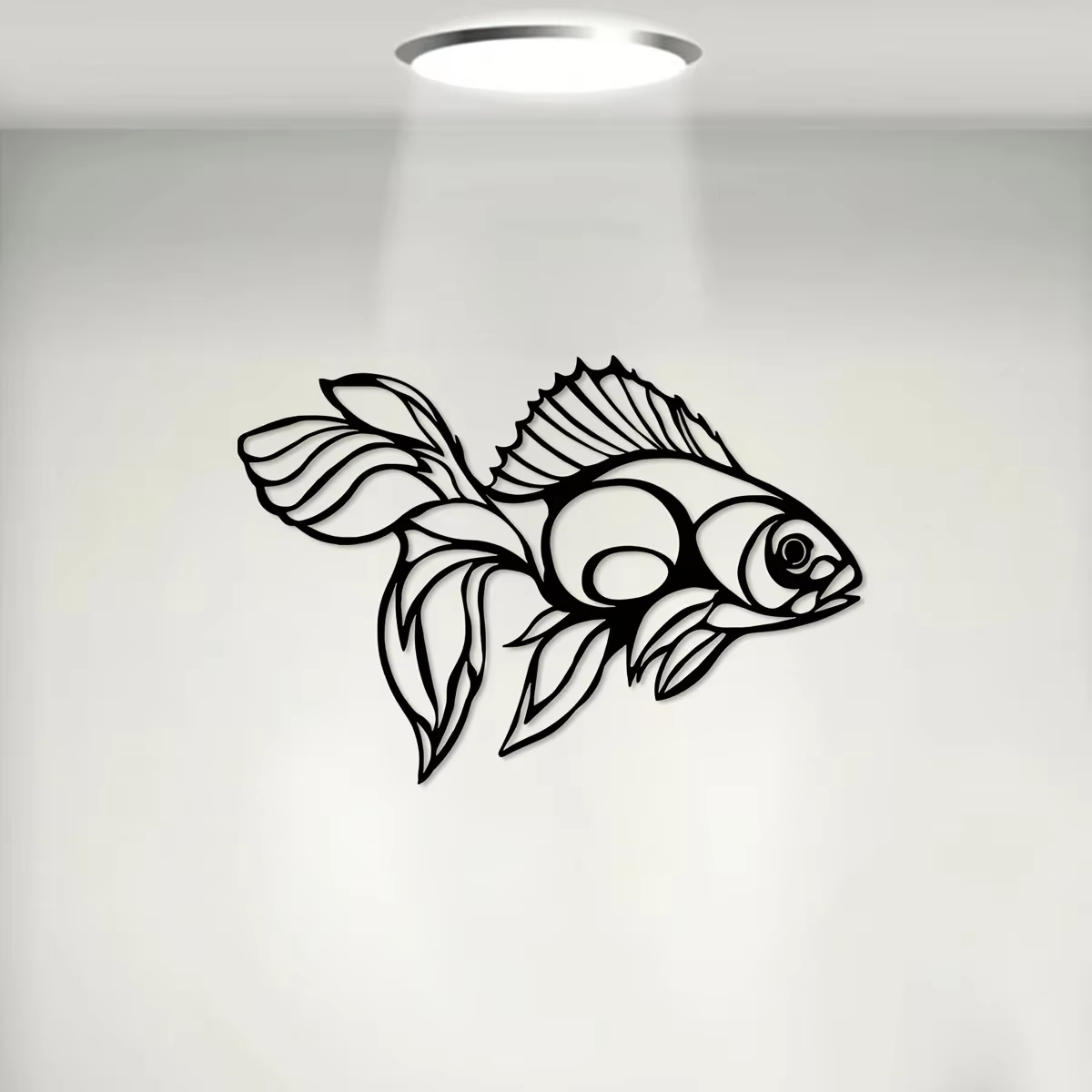 Superbe décoration murale en métal 1 pièce: élevez votre intérieur avec le charme contemporain d'Halloween!