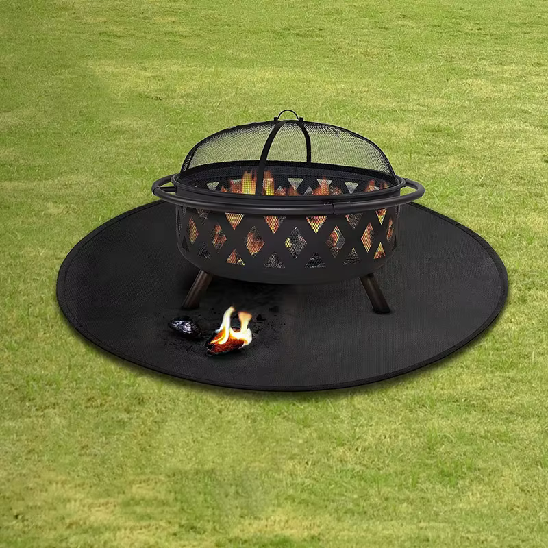 Tapis ignifuge rond multifonctionnel de 24/30/36 pouces