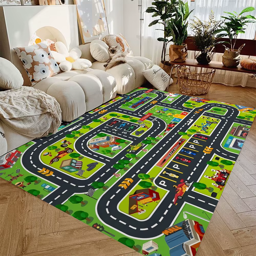 Tapis de jeu de voiture pour garçons et filles