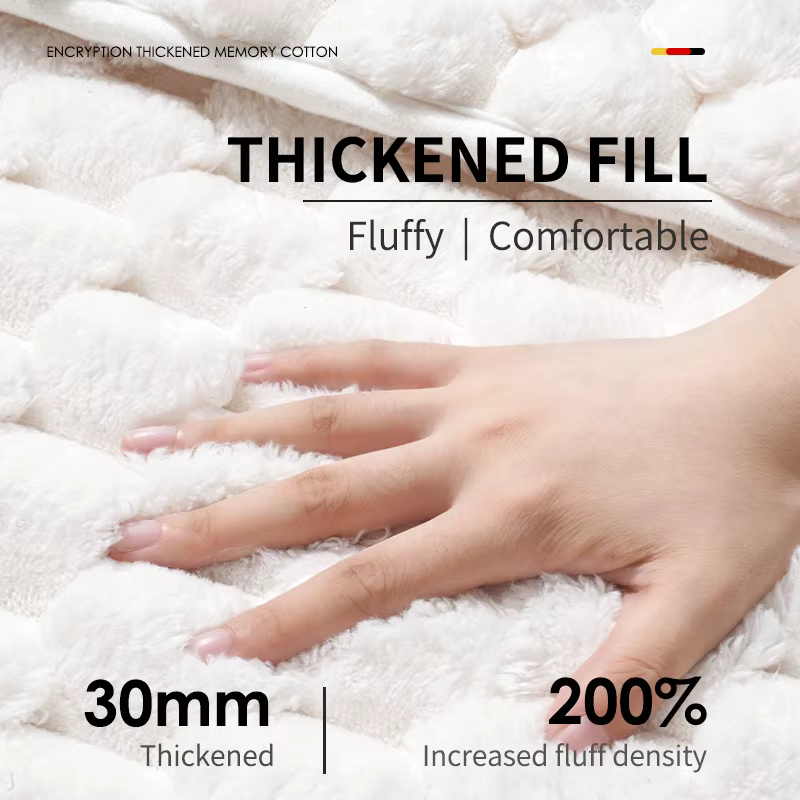Tapis de Bain en Mousse à Mémoire de Forme