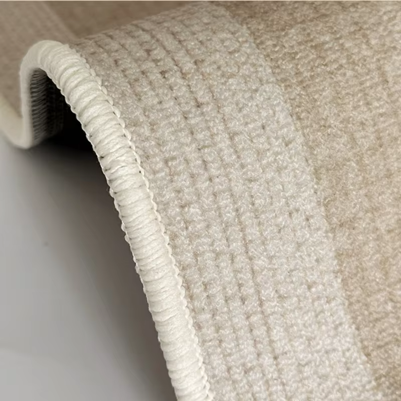 Tapis rond de grande surface pour salon