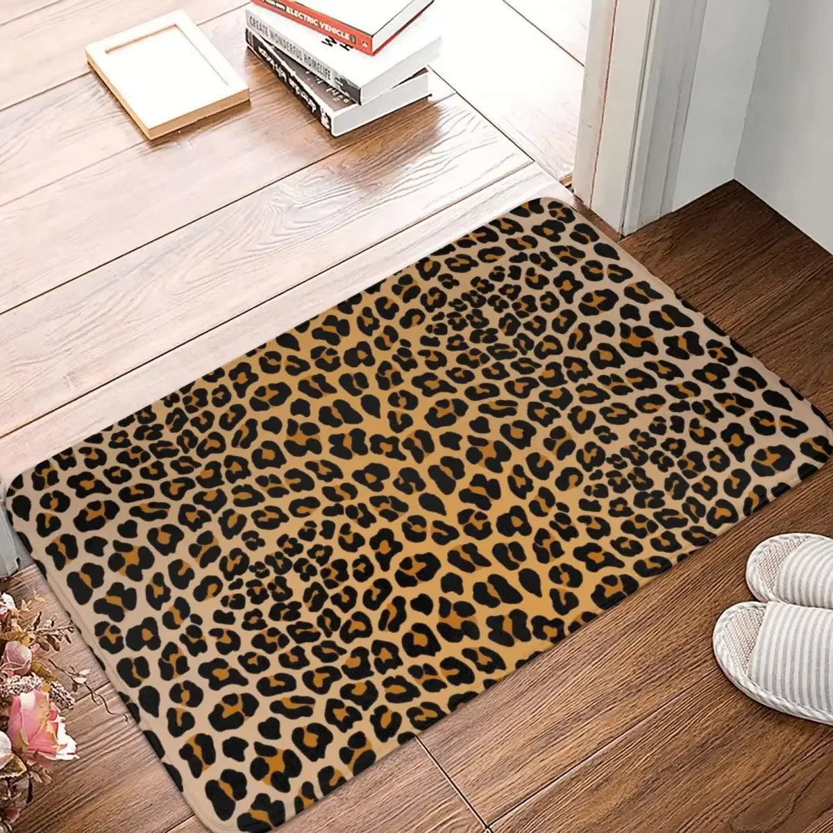 Polymère de tapis Lea imprimé léopard