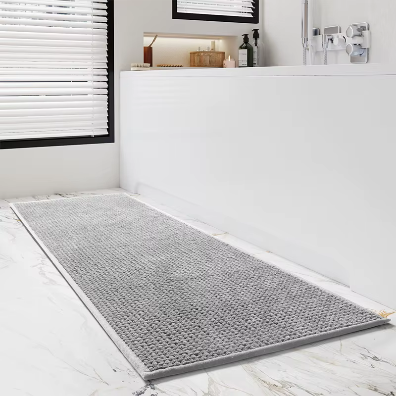 Tapis de bain absorbant antidérapant pour la décoration intérieure